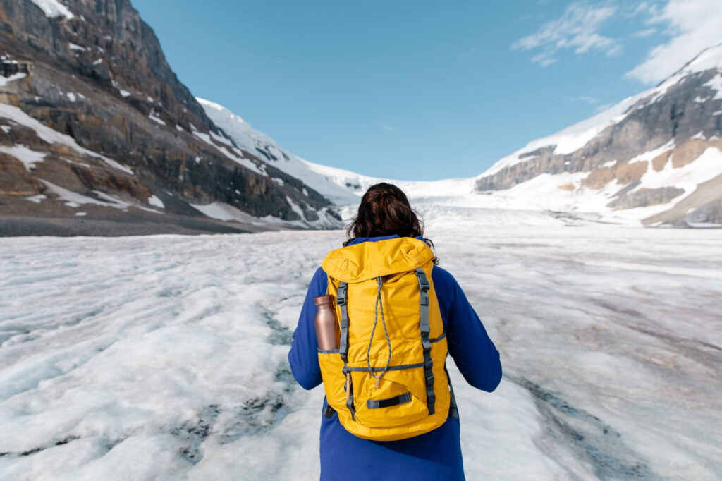 the perfect backpack fro banff in november