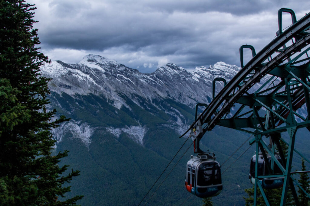 Banff in April Gondola ride