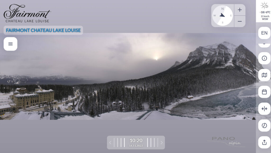 FAIRMONT CHATEAU LAKE LOUISE WEBCAM