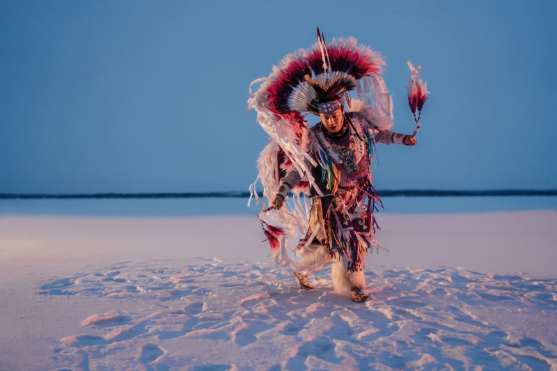 Indigenous dancer
